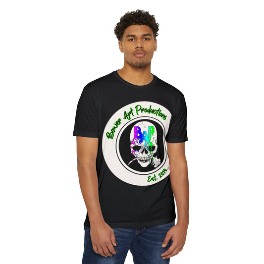 BAP Skull and Rose logo Unisex CVC Jersey T-shirt